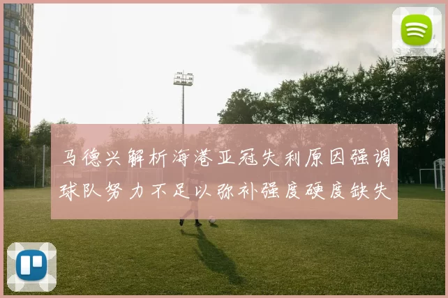 马德兴解析海港亚冠失利原因强调球队努力不足以弥补强度硬度缺失