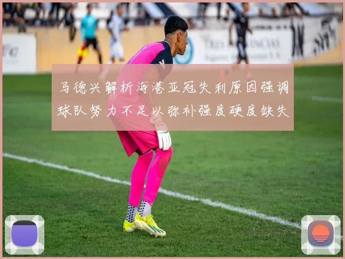 马德兴解析海港亚冠失利原因强调球队努力不足以弥补强度硬度缺失